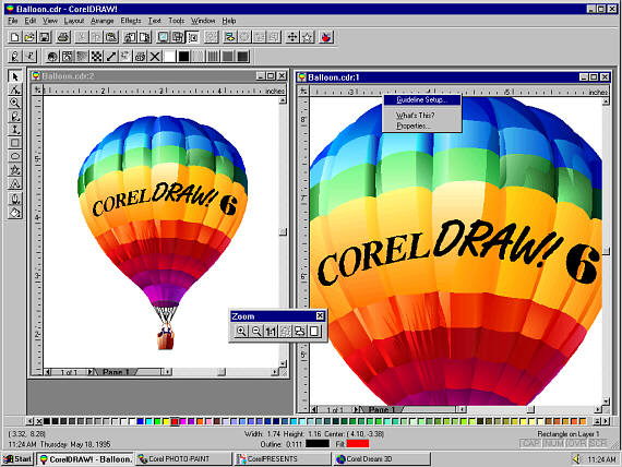 Sejarah CorelDRAW - CorelDRAW Versi 6.0 (1996)