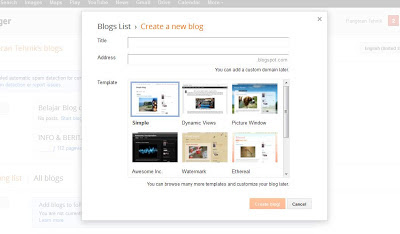 cara membuat blog gratis