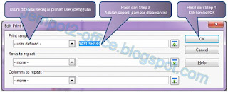 cara Format Print Range pada LibreOffice Calc