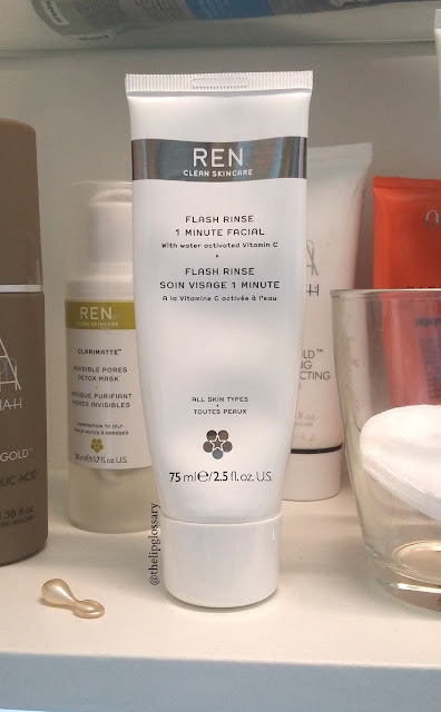 REN Skincare Flash Rinse 1 minute facial recensione review