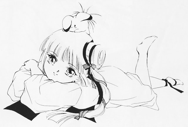Miyu ilustração mangá