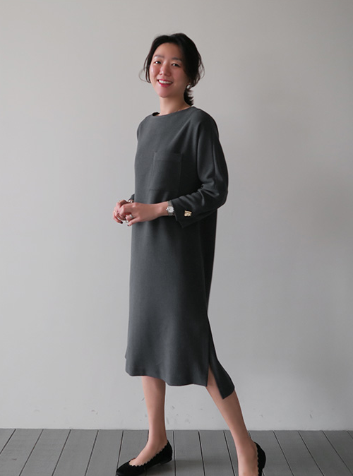  Asymmetrical Hem Shift Dress