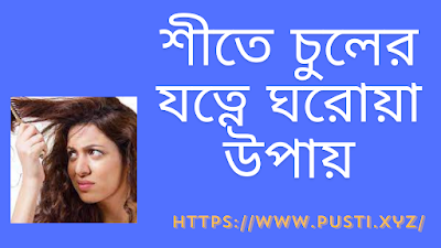 শীতে চুলের যত্নে ঘরোয়া উপায়
