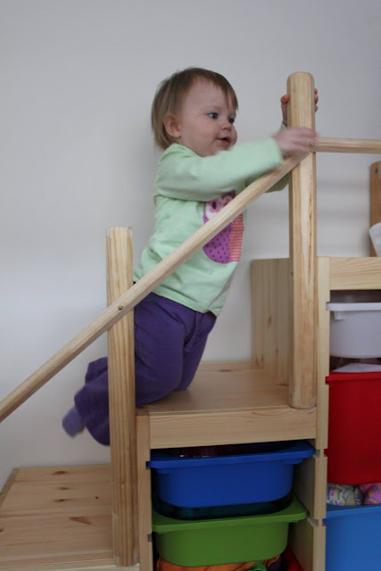 Trofast as bunk bed steps