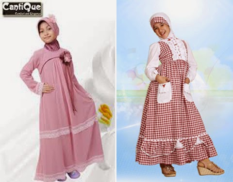 desain baju gamis anak