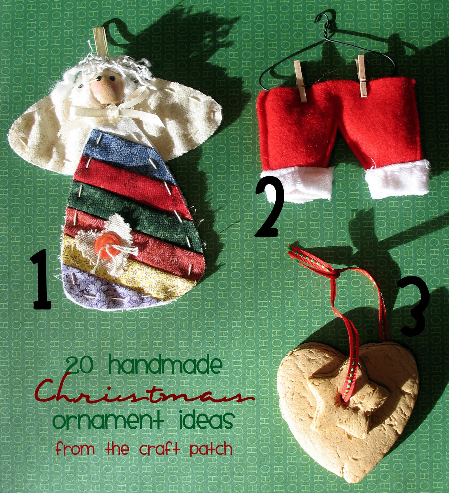 The Craft Patch: Twenty Handmade Christmas Ornament Ideas