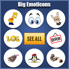 Big Facebook Emoticons Codes