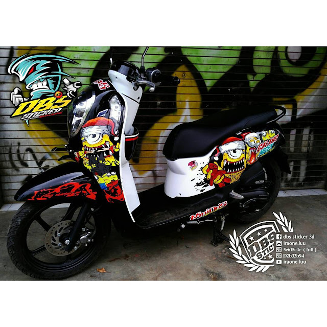 Cutting Sticker Honda Scoopy