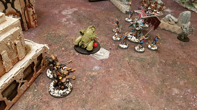 Black Legion vs Death Guard - 1000pts - Tactical Escalation - Malestrom mission from Chapter Approved 2018