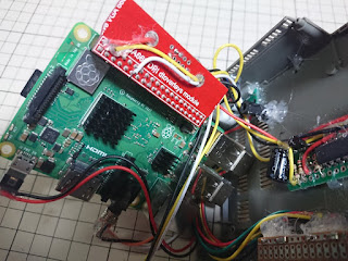 GPIOにLED用配線を追加