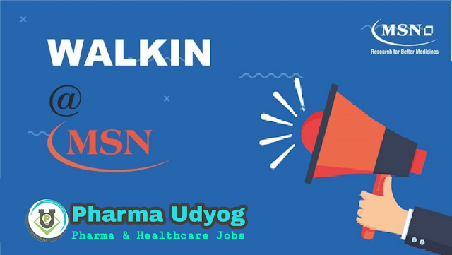 MSN Laboratories | Walk-in for Formulation development QA on 11 to 16th Nov 2020 at Hyderabad