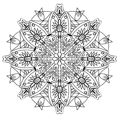 free coloring pages for adults mandala