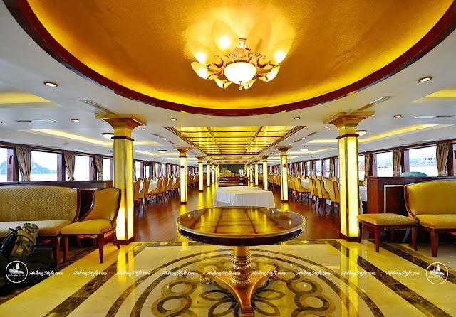 Tàu ngủ đêm Golden Cruise lớn nhất trên Vịnh Hạ Long