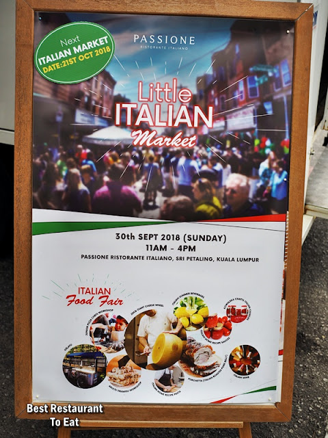 PASSIONE RISTORANTE ITALIANO Little Italian Market Fair at Sri Petaling Kuala Lumpur