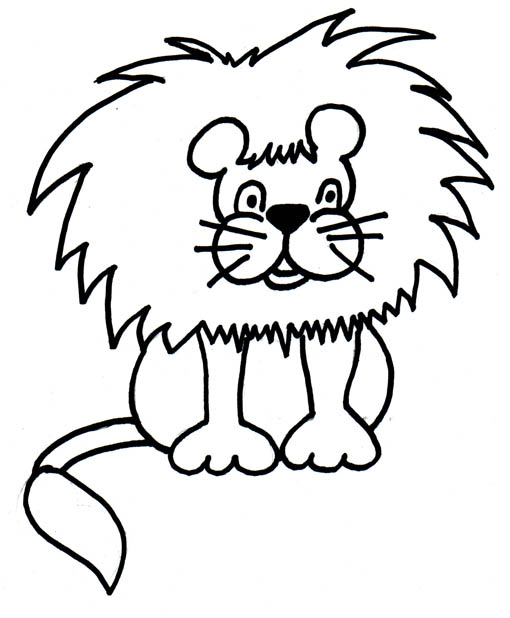 The final lion clipart comes