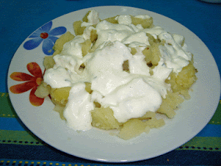 patate in salsa yougurt, ricette light facili e veloci