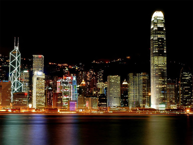 Different Moods of Skyline of Hong Kong