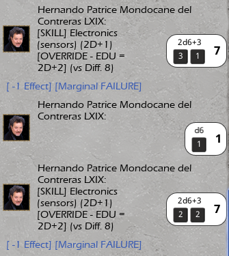 Dr. Contreras rolls Sensors and fails.