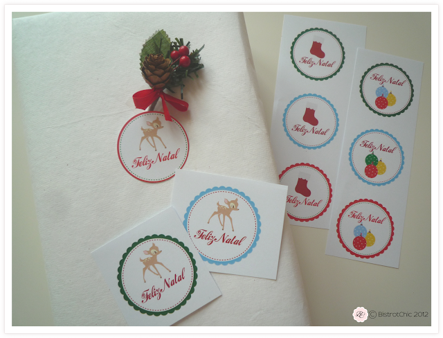 Free children christmas gift labels from BistrotChic