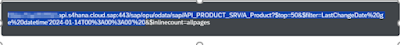 Delta configuration for Standard API in S/4 HANA cloud