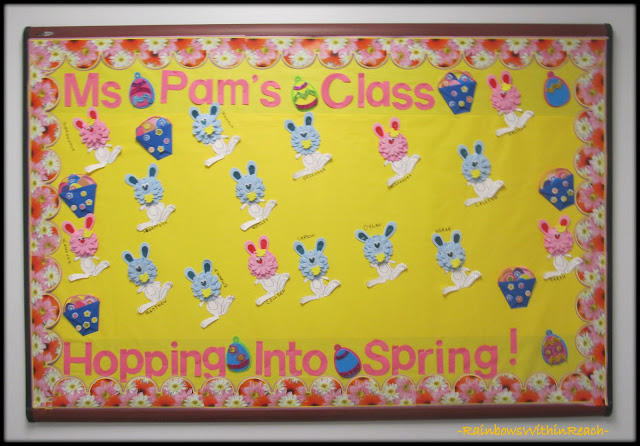 photo of: Spring Bulletin Board via RainbowsWithinReach