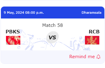 IPL. 2024 Live Match Today