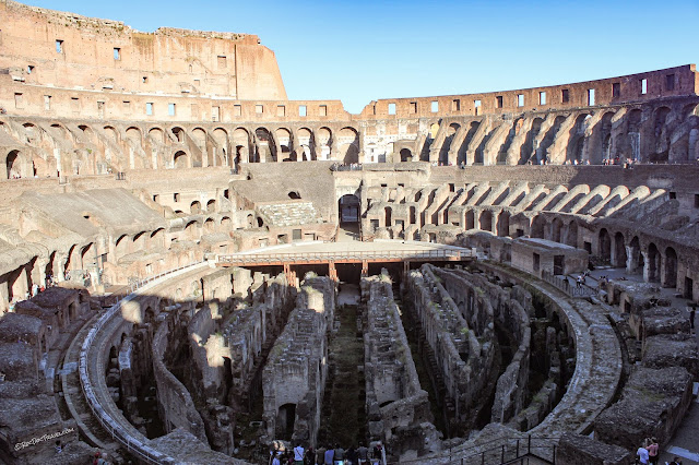 Rome Italy geology rocks travel Vatican St. Peter's basilica Colosseum Pantheon Forum Trevi fountain marble granite copyright RocDocTravel.com