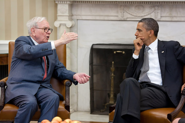 Warren Buffett and Barack Obama