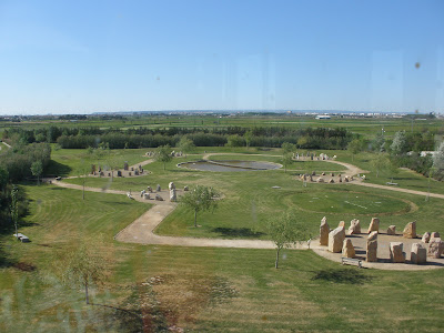 Vista del juego de la Oca La Alfranca