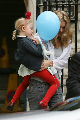 Kate Moss and Lila Grace