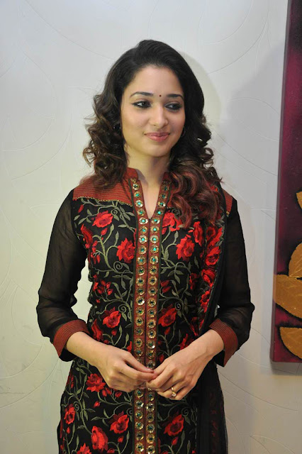 Tamanna Cute Black Dress  Photos