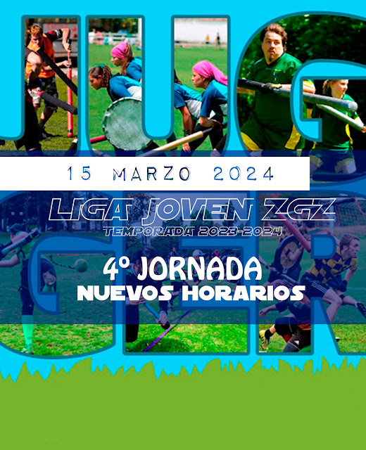 JUGGER: Nuevos Horarios Jornada 4 del 15 de Marzo