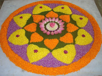 onam pookalam model