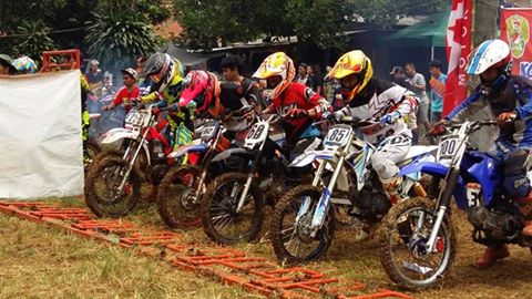 Balap Motor Cross Kodim 0508/Depok Tangkal Geng Motor