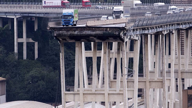 Camion con 900 kg di cannabis sul ponte Morandi quando crollato, Camorra cercava di recuperarlo