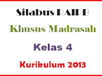 Silabus PAIPB Khusus Madrasah Kelas 4 Kurikulum 2013