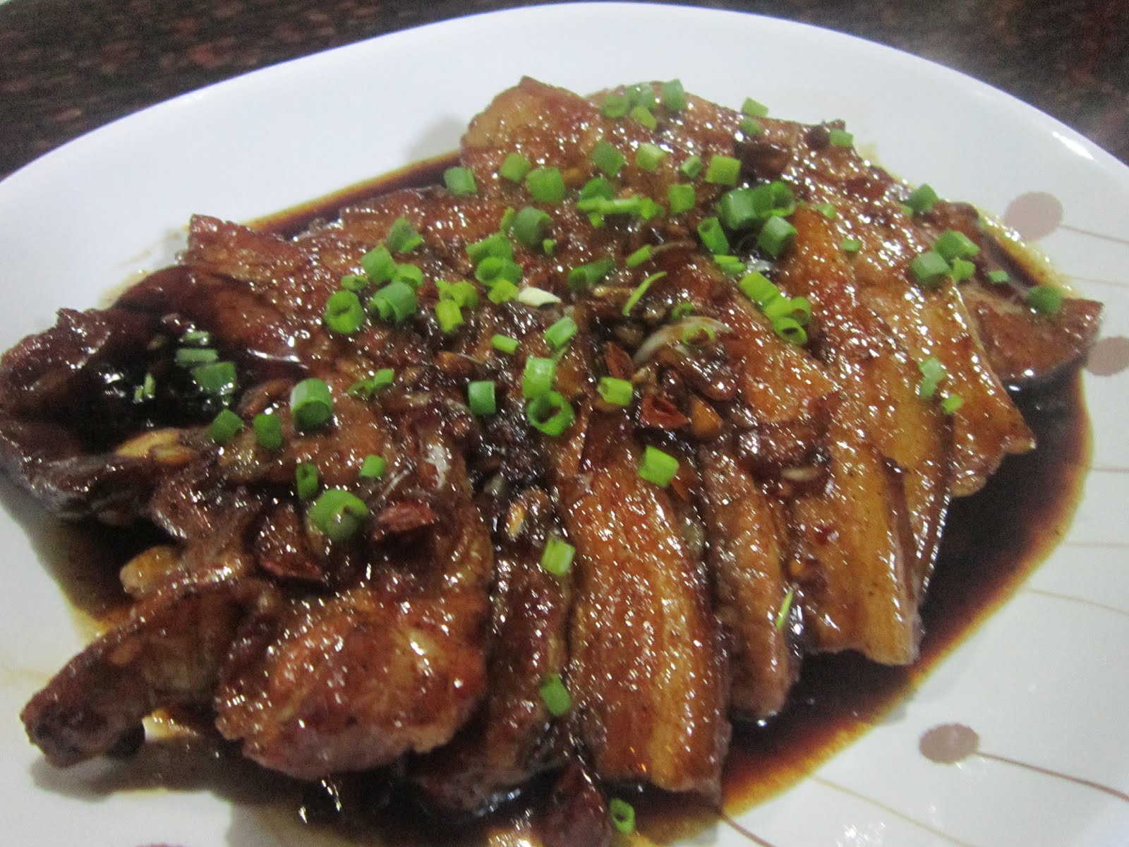 BRAISED PORK LIEMPO with HONEYSOY GLAZE