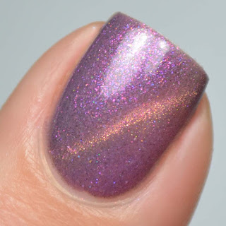 plum magnetic nail polish