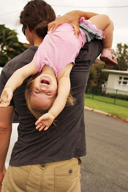 Distinctive moments between father and son