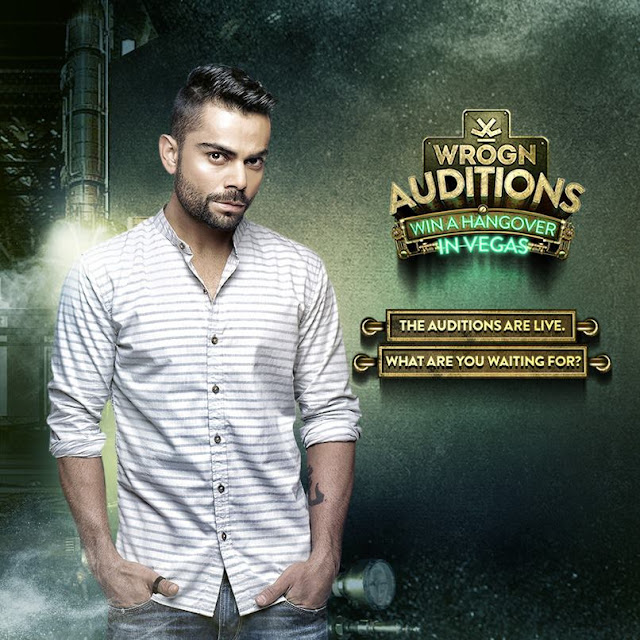 Brand ambassador of the brand Wrogn, cricketer Virat Kohli hosts the Wrogn auditions where 1 lucky winner could win a trip to Las Vegas 