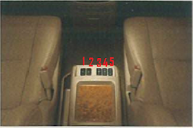 Toyota Alphard Button on Center Console