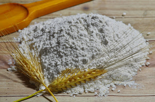 a pile of flour