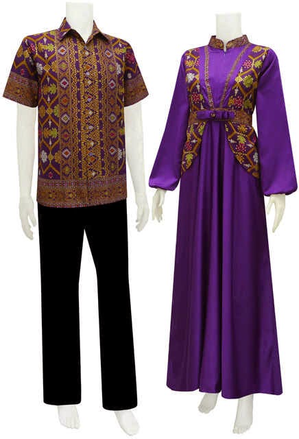  Model  Baju  Gamis Batik Motif Etnik  Batik Bagoes Solo