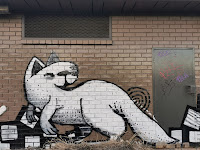 Street art by Skulk in Miller Sydney