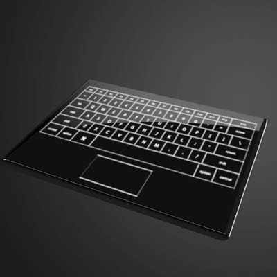 External Touch Screen Laptop