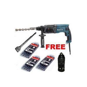 Buy MAKITA HR2470T SDS Plus Rotary Hammer Drill + Quick Change Chuck + 250mm SDS-Plus Scaling Chisel 240v