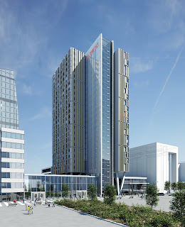 Copenhagen Towers - South Tower by Dissing+Weitling. Crowne Plaza Hotel