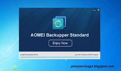 AOMEI Backupper Standard installation step 2