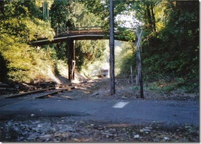 Lewis & Clark Explorer passing through Knappa, Oregon on September 24, 2005