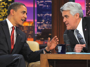 obama and jay leno